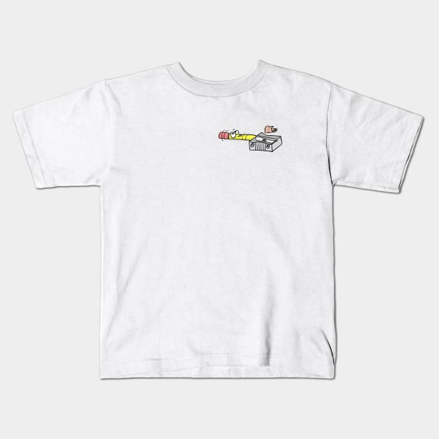 pencil sharpener Kids T-Shirt by royfriedler